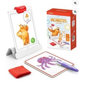 Osmo Monster Starter Kit iPad Base Drawing Board Erasable Marker Kids‎
